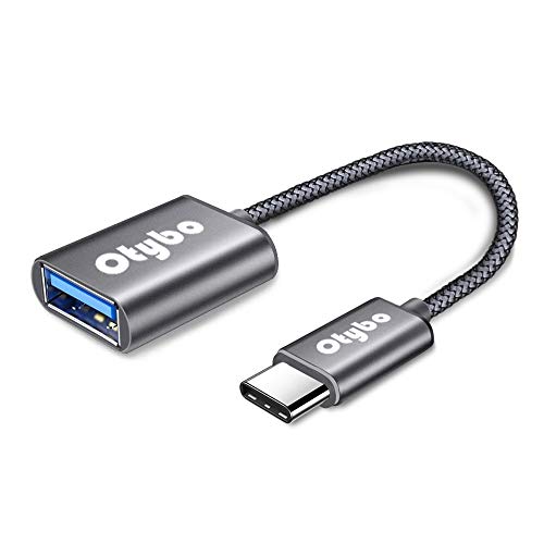Product Cover USB C to USB Adapter, Otybo USB C to USB 3.0 Adapter, USB-C OTG Cable, Type C to USB Female Adapter Thunderbolt 3 OTG Cable Compatible with MacBook Pro 2018/2017, MacBook Air 2018 and More