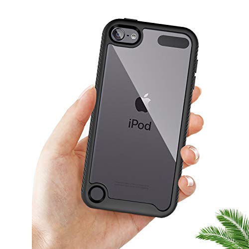 Product Cover iPod Touch 7 Case,iPod Touch 6 Case,JD Armor Shockproof Case with Build in Screen Protector Heavy Duty Shock Resistant Hybrid Rugged Cover for Apple iPod Touch 5/6/7th Generation-SpaceGray