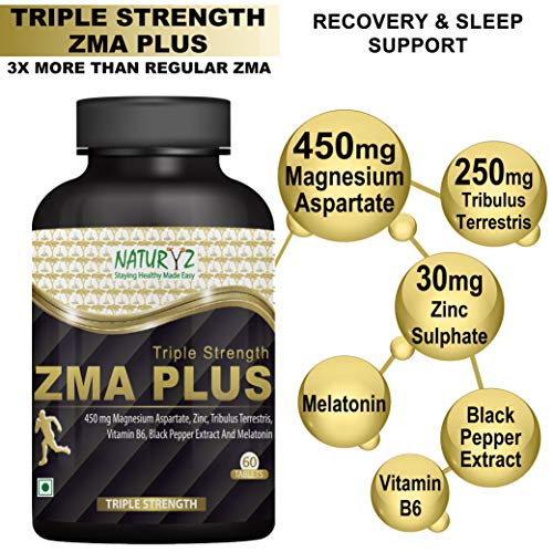 Product Cover Naturyz Triple Strength ZMA Plus, Sports recovery