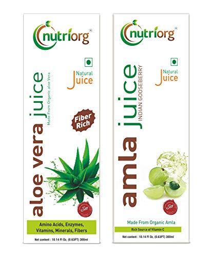 Product Cover Nutriorg Amla and Aloe Vera Juice - 600 ML (Detox Package)
