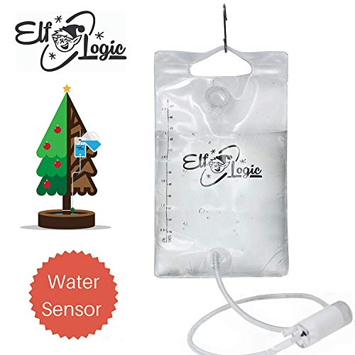 Product Cover Elf Logic - Automated Christmas Tree Waterer - 2019 New Model & Valve - Senses Water Level & Funnel Water to Tree Automatically (1 Inch Valve, Clear)
