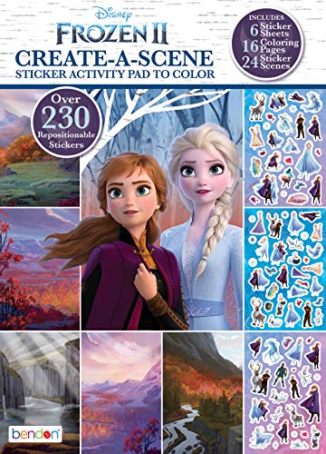 Product Cover Disney Frozen 2 Create-a-Scene Sticker Pad and Sticker Scenes 46033