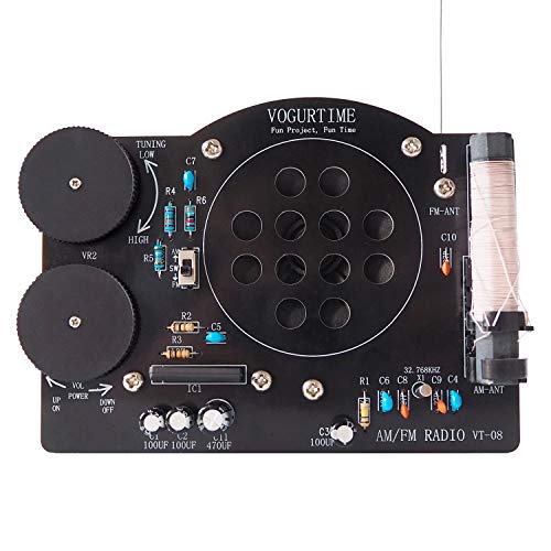 Product Cover AM FM Radio Kit Soldering Project Kit for Learning Practicing Teaching Electronics by VOGURTIME, New Version