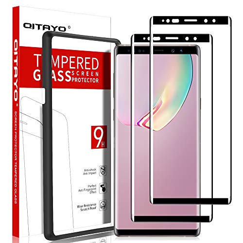 Product Cover QITAYO Screen Protector for Samsung Galaxy Note 8, HD Clear Tempered Glass Screen Protector Compatible with Samsung Galaxy Note 8, 2 Pack