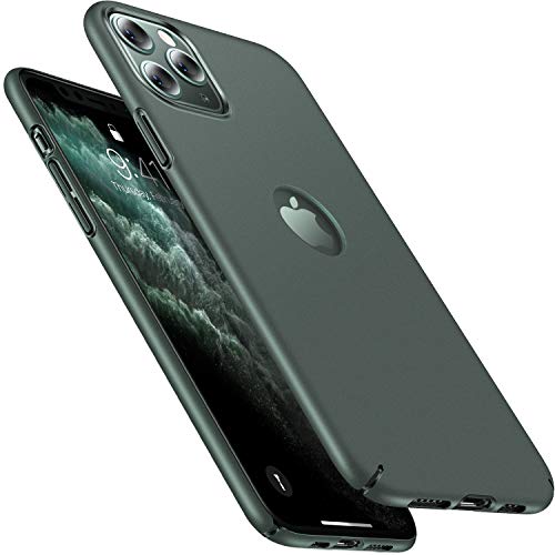 Product Cover CASEKOO iPhone 11 Pro Max Case, Slim & Hard Matte Basic Case Lightweight Durable Cover Case for iPhone 11 Pro Max 6.5 inch 2019 [Shell Series] - Midnight Green