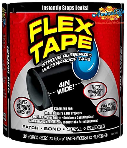 Product Cover Awestuffs Waterproof Flex Seal Flex Tape Super Strong Adhesive Sealant Tape for Any Surface, Stops Leaks