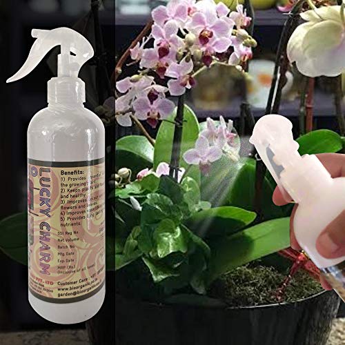 Product Cover Bio Lucky Charm Organic Plant Nutrient Ready Spray for Potted Plants, Vase Flowers, Orchids, Succulents, Cactus, Lucky Bamboo - 500 ml