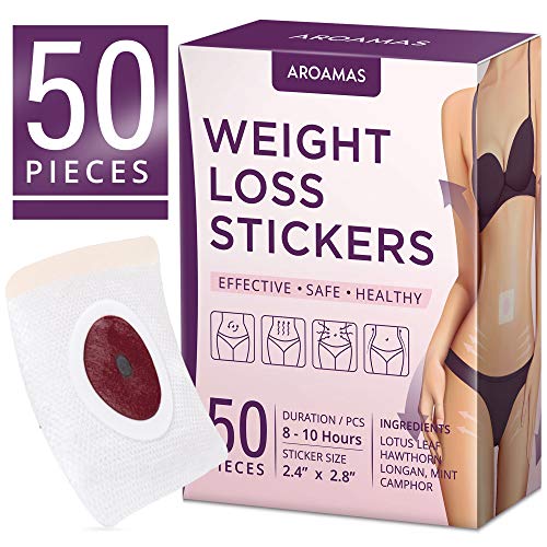 Product Cover Aroamas Weight Loss Sticker, Fat Burning Abdominal Fat Away Sticker Magnets, For Beer Belly, Buckets Waist, Waist Abdominal Fat, Quick Slimming 50Pcs