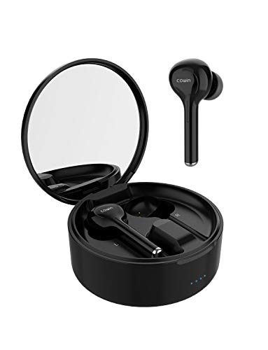 Product Cover COWIN KY03 True Wireless Earbuds Bluetooth Wireless Ear Buds TWS Headphones in-Ear Earphones Truly Wireless Earbuds with Microphone Charging Case HiFi Stereo Sound 30H Playtime Earbuds for Sport