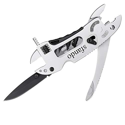 Product Cover Multitool Stainless Steel Multi-functional Tools Adjustable Wrench with Knife/Plier/Wire Cutter/Spanner/Screwdriver