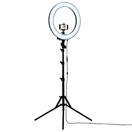 Product Cover SHYLOC Selfie Ring Light and Bluetooth Speaker with 60-inch Extendable Tripod Stand and Flexible Phone Holder for Live Stream/Makeup