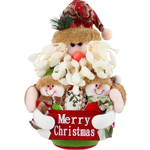 Product Cover Sumind Christmas Sitting Santa Claus Ornament Table Fireplace Decor Home Decoration Xmas Figurines (25 x 20 cm, Santa Claus)