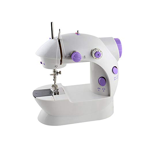 Product Cover RZChome Portable Mini Sewing Machine Easy to Use for Beginners Speed Double Thread with Foot Pedal Handheld Sewing Embroidery Machine, Straight Sewing