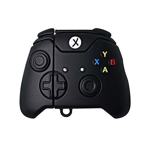 Product Cover Xbox One S Controller AirPod Case Protective Cover Soft Silicone Shockproof for Apple AirPods 2 & 1, Xbox One x Controller Airpods Case Keychain Bag Pendant Decor Toy (One Controller)