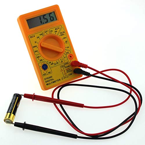 Product Cover MoreBlue Hao Yue Basic Digital Multimeter with Buzzer Square Wave Output Voltage Ampere Ohm Tester Probe DC AC LCD Overload Protection (Random Color)