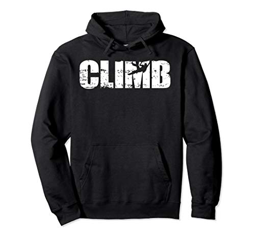 Product Cover Distressed look climbing gift for climbers Pullover Hoodie