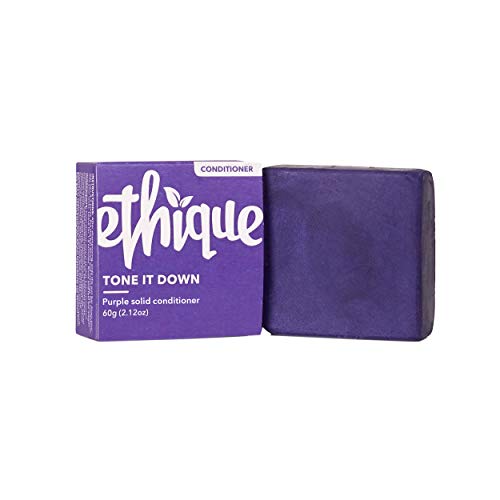 Product Cover Ethique Eco-Friendly Purple Conditioner Bar for Blondes & Silver Hair, Tone It Down - Sustainable Natural Conditioner, Soap Free, Sulfate Free, Vegan, Plant Based, 100% Compostable & Zero Waste 2.12oz