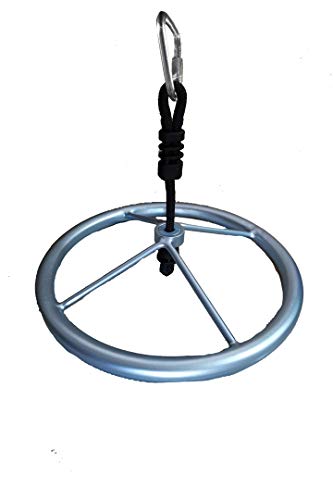 Product Cover Slackers Ninja-Spinner Wheel - Outdoor Ninja Warrior Training Equipment for Kids - Easily Attaches to Your Ninjaline Obstacle Course - The Prefect Addition to Your Outdoor Play Equipment!