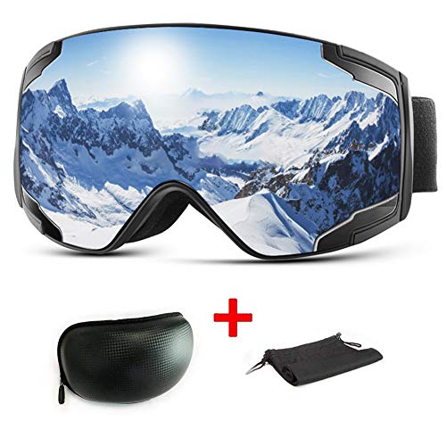 Product Cover Extra Mile Ski Goggles, 2020 New Anti Fog & OTG Snowboard Snowmobile Goggles for Men Women and Youth - 100% UV400 Protection