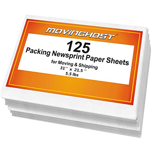 Product Cover Newsprint Packing Paper Sheets for Moving - Recycable Acid Supplies Material - Smelless Smooth Wrapping Packaging Paper