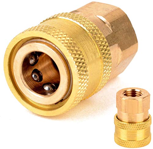 Product Cover STARQ® Brass Adapter (Quick Release Coupling) M14 to 1/4 inch for Foam Lance and attachments Suitable for All Starq Models