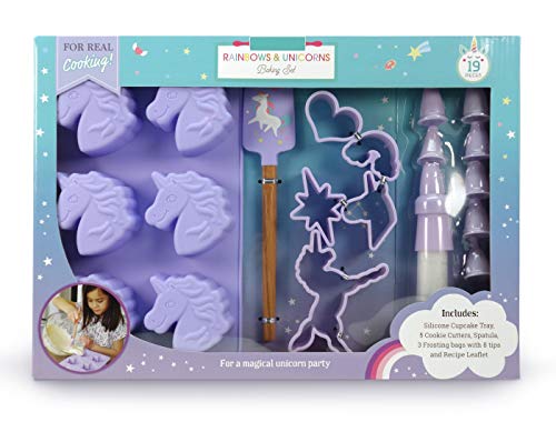 Product Cover Handstand Kids 19-Piece Unicorn Baking Set with Recipes for Kids