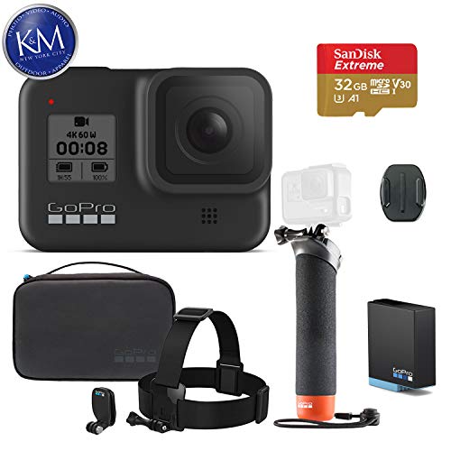 Product Cover GoPro HERO8 Black Action Camera w/GoPro Adventure Kit and 32GB Memory Card