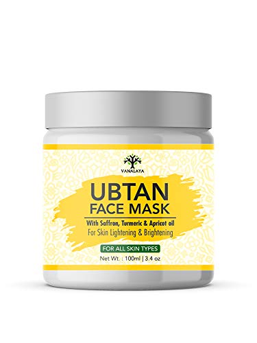 Product Cover Vanalaya Ubtan face mask, Face pack for Fairness, Tanning & Glowing Skin with Saffron, Turmeric & Apricot Oil Detan mask 100 ml