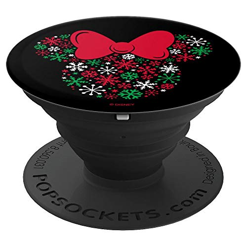 Product Cover Disney Minnie Mouse Icon Holiday Snowflakes PopSockets Grip and Stand for Phones and Tablets