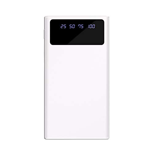 Product Cover Lovelyhome Power Bank 8000mAh Capacity Portable Charger with LCD Digital Display 2 USB Output, External Battery Pack for Smart Phone, Tablets, Bluetooth Device and Others