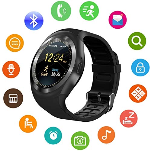 Product Cover ISABELLA Unisex Bluetooth 4g Smart Watch for Men/Girls/Women/4g Sim Card Support/Touch Screen/Compatible with All Android Mobile Phones,Smart Watches for Kids Boys,Digital Watch for Boys(Random Color)