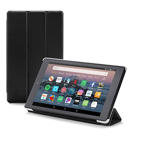 Product Cover Nupro Tri-fold Standing Case for Fire HD 8 Tablet, Black