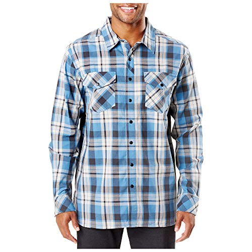 Product Cover 5.11 Tactical Men's Peak Long Sleeve Shirt, Cotton Yarn Fabric, RAPIDraw Placket, Style 72469