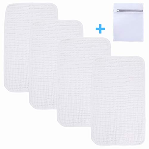 Product Cover Muslin Burp Cloths 4 Pack - Large 10