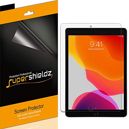 Product Cover (3 Pack) Supershieldz for Apple New iPad 10.2 inch (2019, 7th Generation) Screen Protector, Anti Glare and Anti Fingerprint (Matte) Shield