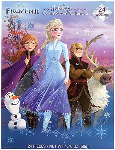 Product Cover Frankford 2019 Disney Frozen 2 Chocolate Candy Filled Advent Countdown Calendar, 1.76 Ounce
