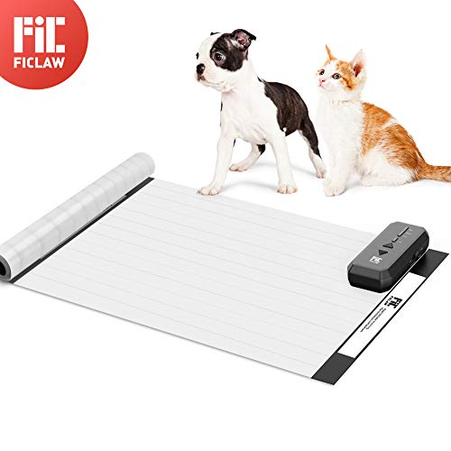 Product Cover FICLAW Pet Shock Mat for Dogs Cats 60x12 Inches Pet Shock Pad with Intelligent Safety Protection Sofa Size for Furniture Couch Bed Kitchen