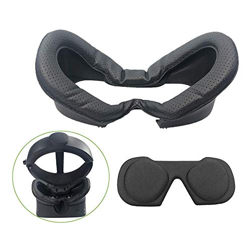Product Cover Esimen VR Face PU Leather Cover Mask & Face Pad for Oculus Rift S Face Foam Cushion Cover Replacement Comfort Set