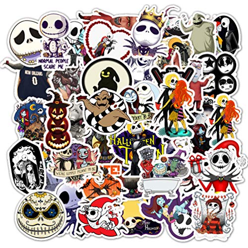 Product Cover Tim Burton's Corpse Bride Halloween Movie Stickers for Water Bottles Scrapbook Laptop Computer Luggage Motorcycle 50pcs
