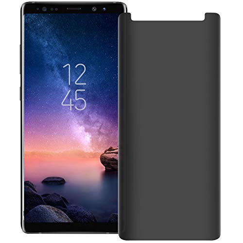Product Cover Galaxy Note 9 Privacy Screen Protector [Upgrade Version] [3D Curve] Anti-spy Tempered Glass Screen Film 9H Hardness Anti-Scratch Anti-Peep Shield,for Samsung Galaxy Note 9 (B07YSCN6FT)