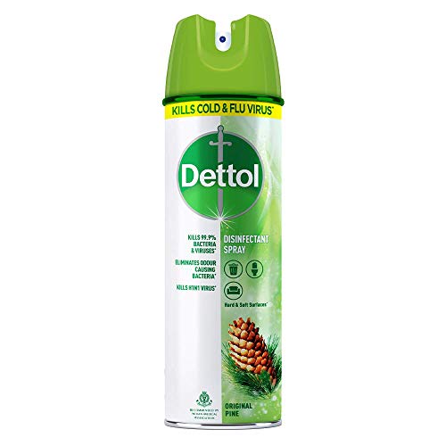 Product Cover Dettol Multi-Purpose Disinfectant Spray For Hard & Soft Surfaces, Original Pine- 170 g
