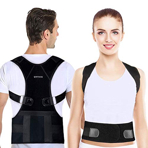 Product Cover Back Posture Corrector for Men Women - Back Straightener Lower Upper Back Brace for Posture - Posture Brace Posture Trainer Shoulder Posture Support Brace Upright  Under Clothes Back Pain Relief