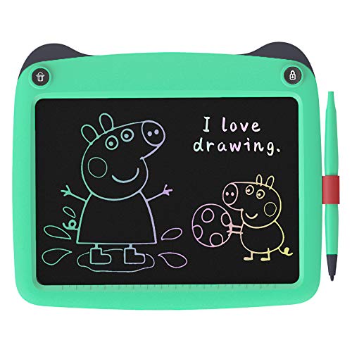 Product Cover FLUESTON LCD Writing Board 9 Inch Drawing Tablet for Kids, e-Writer Doodle Board and Colorful Screen Scribble pad for Kids Ages 3+ (Green)