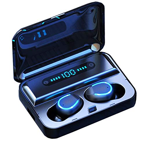 Product Cover Leadway WX02 TWS Bluetooth Earbuds True Wireless Earbuds Wireless Earphones with Battery Case Stereo Sound Wireless Headphones (3-Black)