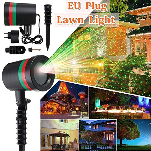 Product Cover subtle selection Star Light Fairy Laser Projector Outdoor Garden Lawn Landscape LED Lamp EU Plug (Multicolour)