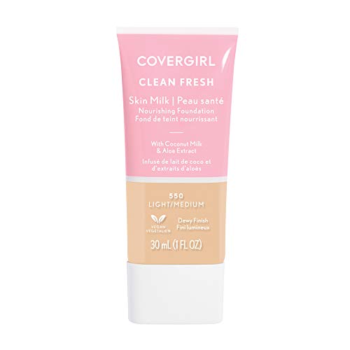 Product Cover Covergirl, Clean Fresh Skin Milk Light/Medium, 550 Light/Medium, 1 Fl Oz
