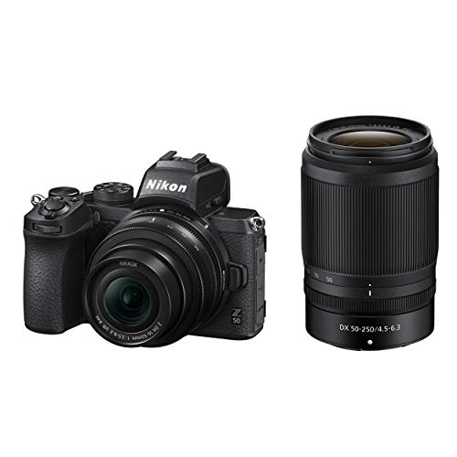 Product Cover Z 50 DX-Format Mirrorless Camera Body w/NIKKOR Z DX 16-50mm f/3.5-6.3 VR & NIKKOR Z DX 50-250mm F/4.5-6.3 VR