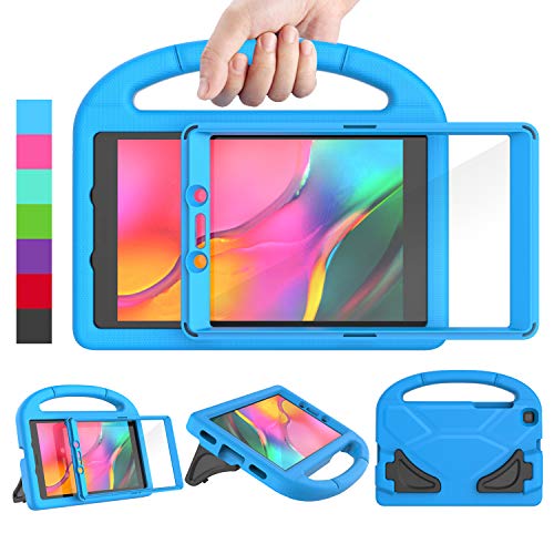 Product Cover LEDNICEKER Kids Case for Samsung Galaxy Tab A 2019 8.0 Inch SM-T290 / T295, Built-in Screen Protector Shockproof Handle Friendly Stand Kids Case for Galaxy Tab A 8.0 2019 Without S Pen Version - Blue