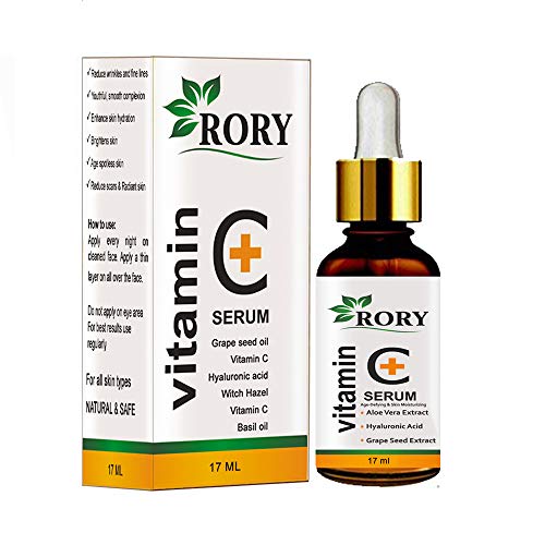 Product Cover Rory Vitamin C Serum for Face with Hyaluronic acid, Grape Seed Extract Age-Defying & Skin Moisturizing (17 ml)