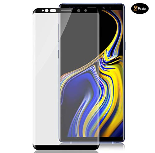 Product Cover 2 Pack Galaxy Note 8 Screen Protector,Tempered Glass for Galaxy Note 8 [3D Full Edge Covered] [9H Hardness] [Anti-Dirty] Case Friendly Glass Protector for Samsung Galaxy Note 8